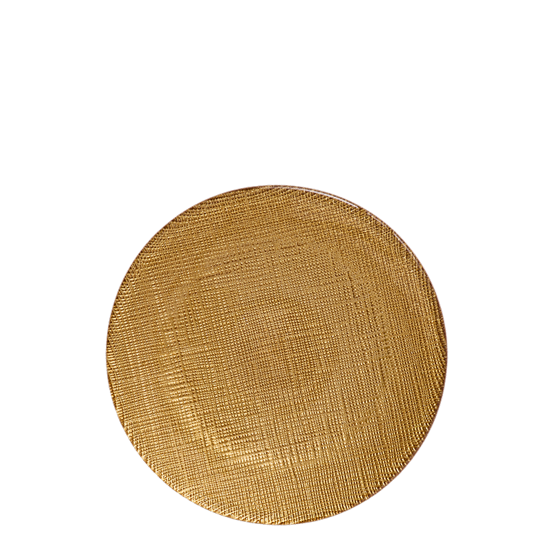 Plato de pan Strass oro Ø 14 cm